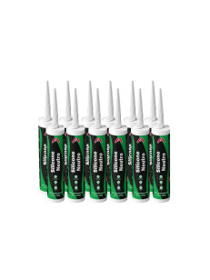 Kit12 Silicone Neutro 240g - Incolor